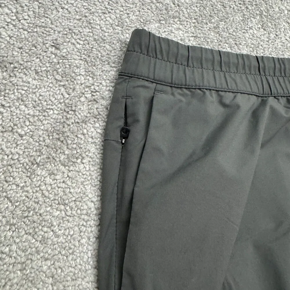 Banana Republic Slim Solotex Performance Stretch Jogger Pants Mens L Steel Grey